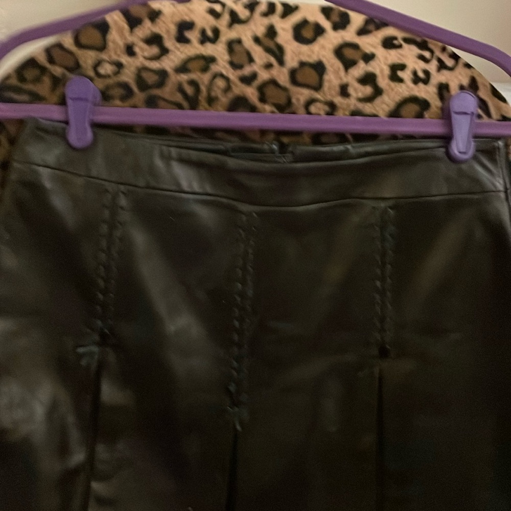 Black Leather skirt